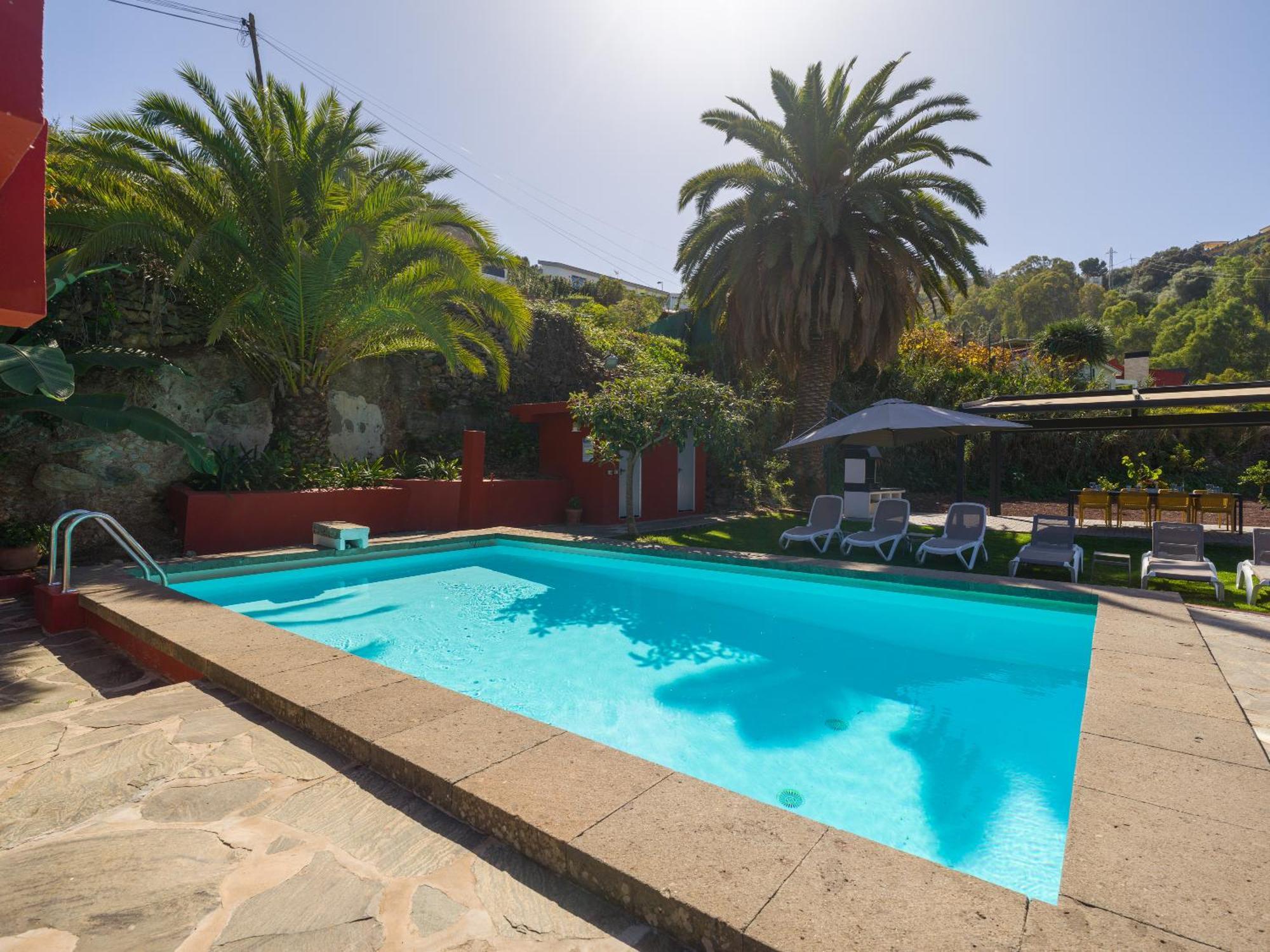El Jardin de Santa Brígida with private pool, sauna&jacuzzi Exterior foto