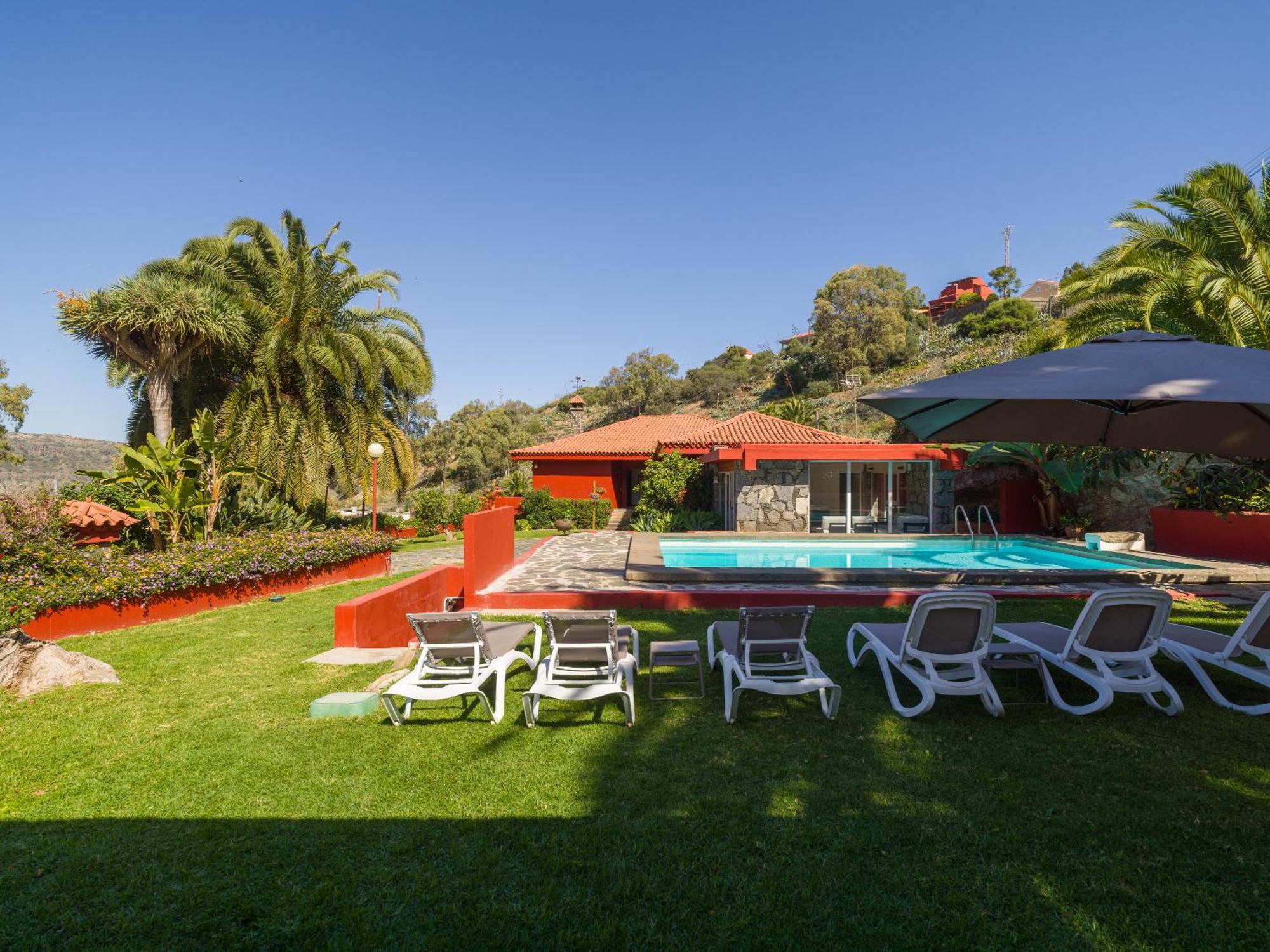 El Jardin de Santa Brígida with private pool, sauna&jacuzzi Exterior foto